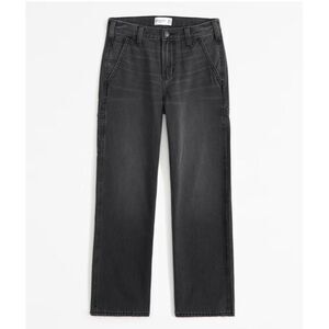 Abercrombie Kids Charcoal Carpenter Jeans – Size 7/8